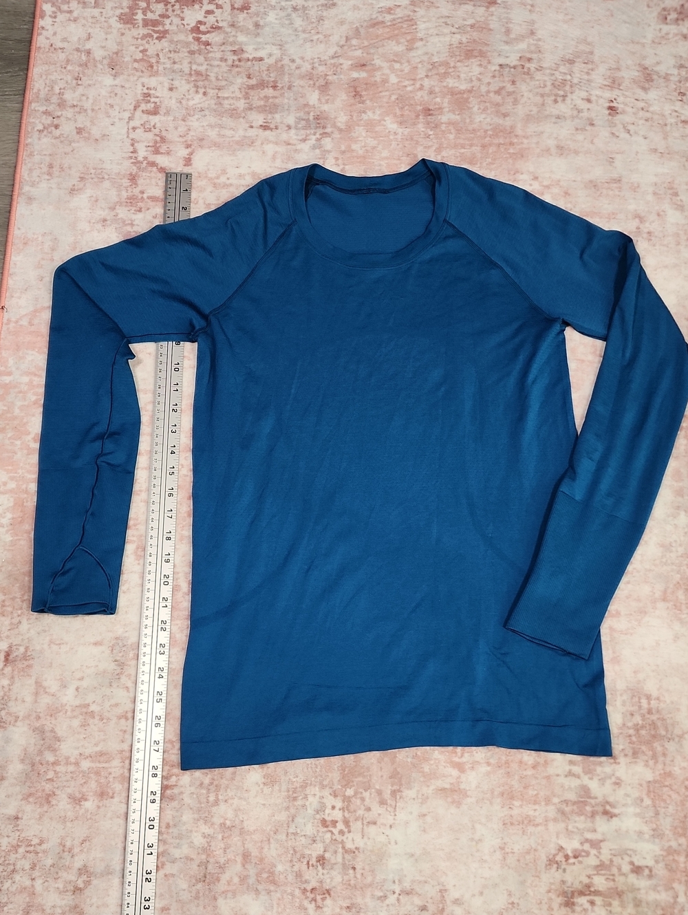 Lululemon Swiftly Tech Long Sleeve Shirt 2.0 Capri Blue Teal Activewear